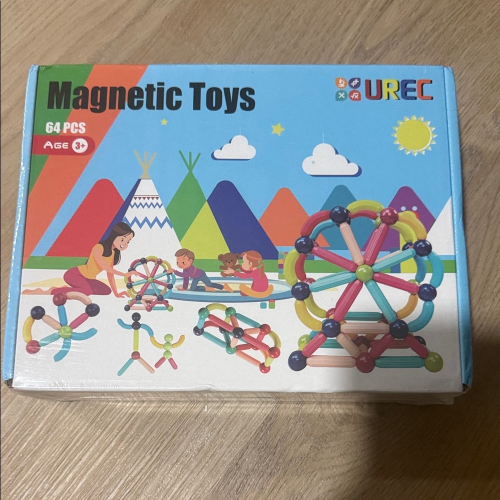 Magnetic Toys Set - 64 PCS - Multicolor